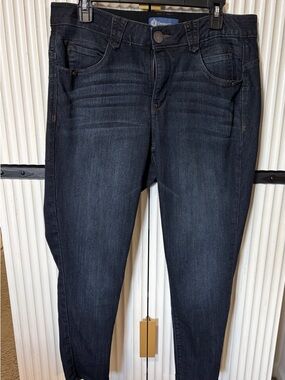 Democracy Women's Dark Indigo Jeggings - Black Wash